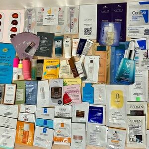 85 PC Beauty Skincare Sample Lot Drunk Elephant Glow Recipe Tatcha Fresh Sephora